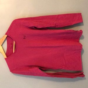 UA Semi Fitted pink long sleeved shirt